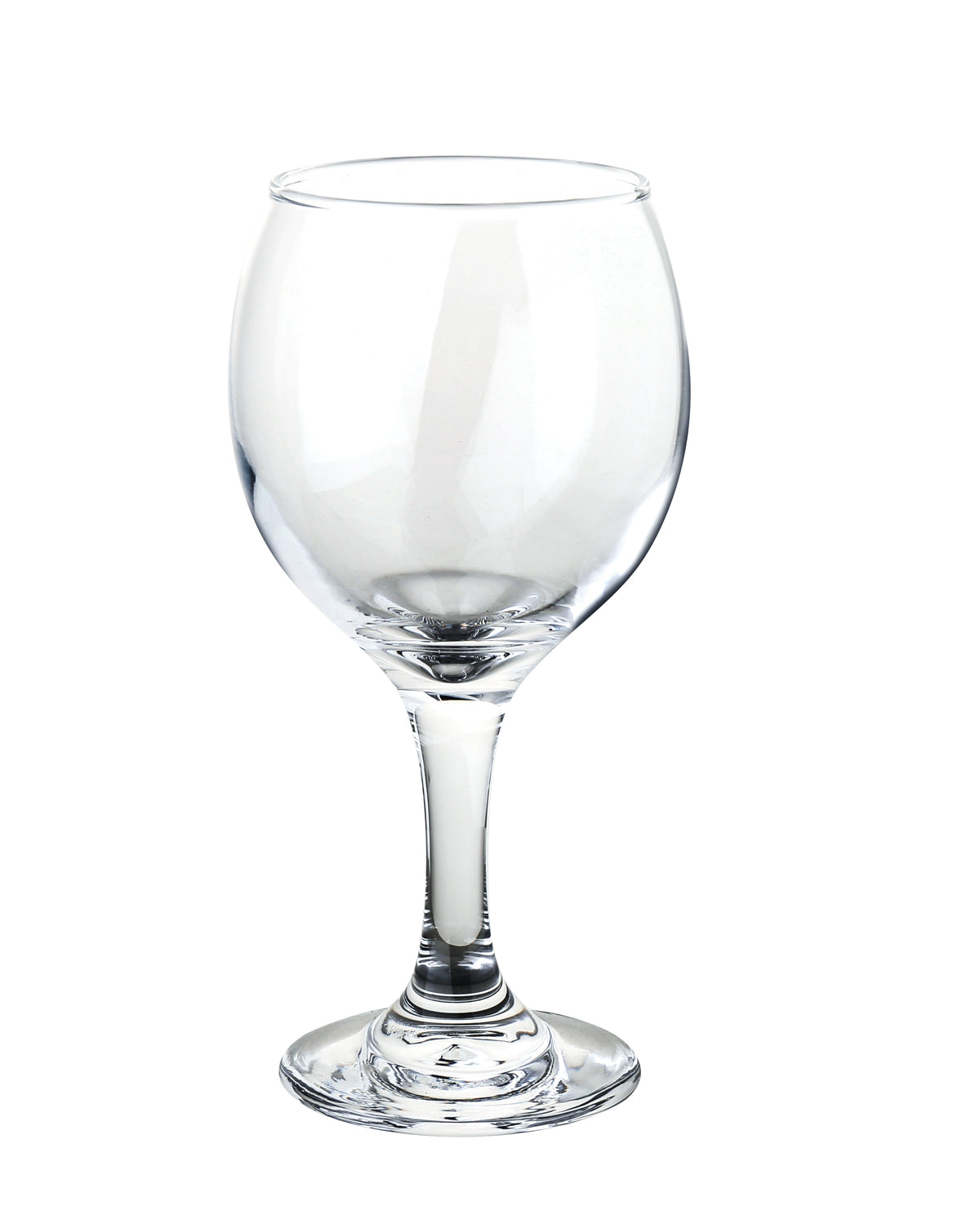 Yanco AS-110 - Clear Stemmed Wineglass, 10-12 oz, 2 5/8" W x 2 5/8" D x 6 5/8" H, Crystal - Case of 24