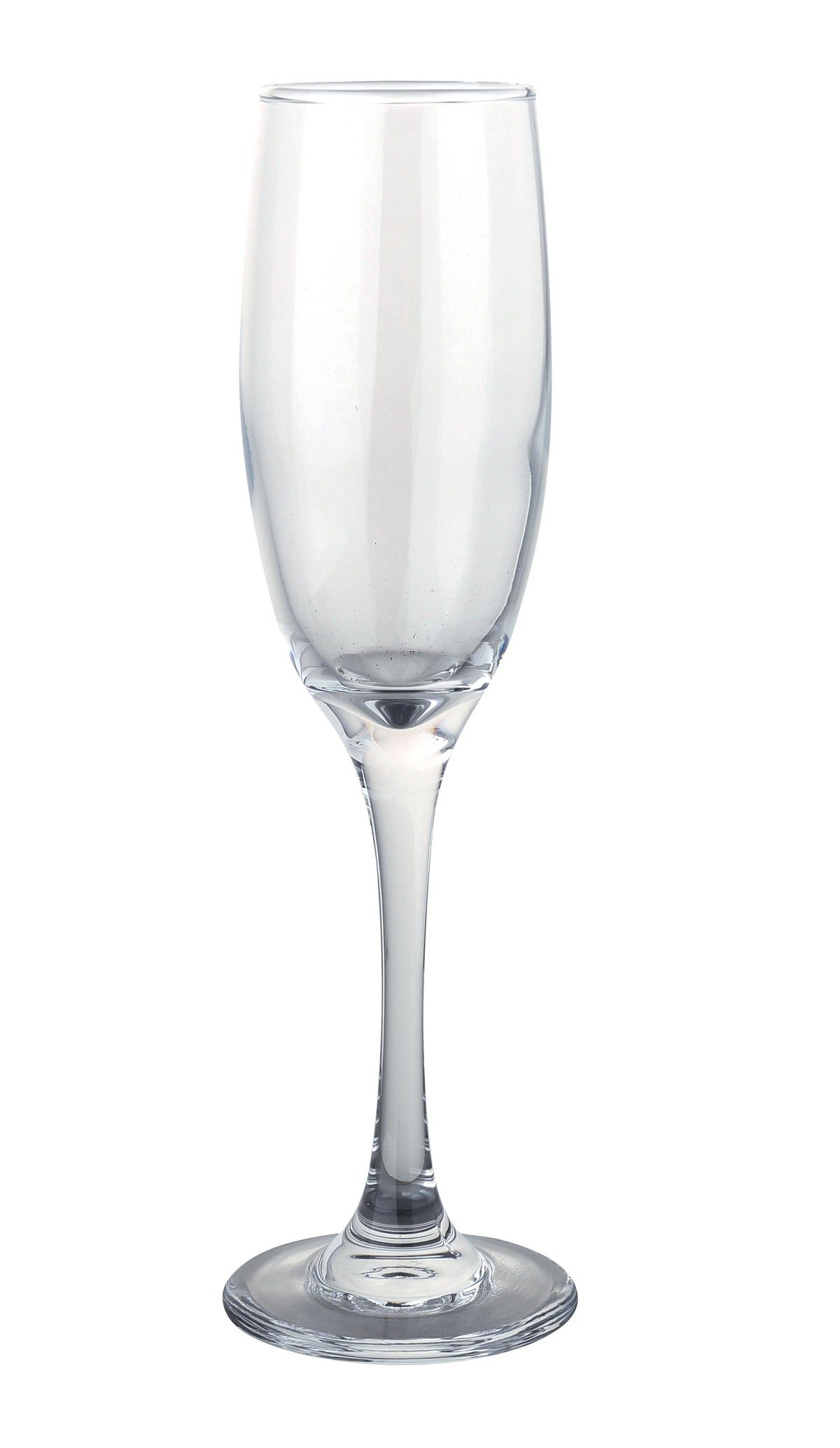 Yanco AS-406 Flute Cocktail Glass, 7 Oz, 2" W x 2 5/8" D x 9" H, Lead-Free Crystal, Clear - Case of 24