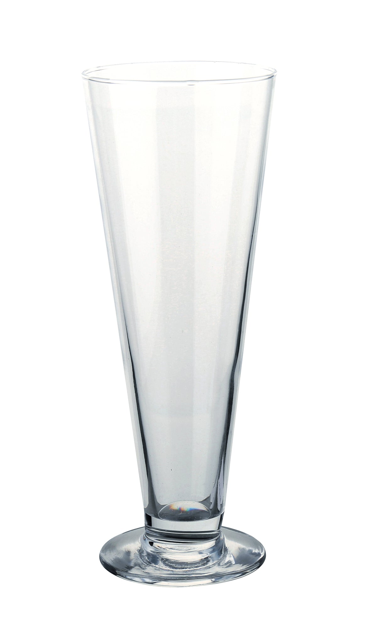 Yanco AS-413 Beer Glass, 13.5 oz, 3 1/8" W x 3 1/8" D x 8 3/8" H, Crystal, Stemless - Case of 24