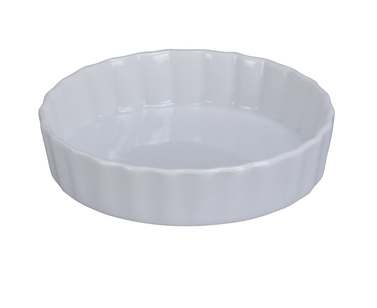 Yanco BK-610 China Ramekin, 10-1/2" Dia, 42 oz Round Porcelain White, Dishwasher Safe - Case of 12