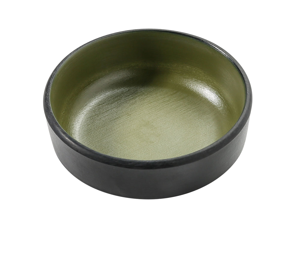 Yanco BM-4004GR Sauce Dish, 4" x 1.25", 4 Oz, Gray Birmingham Green Melamine, - Case of 72