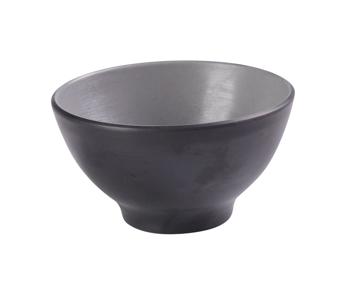Yanco BM-404 - 10 oz Two-Tone Round Melamine Bowl, 4-1/2" Dia x 2-3/4" H, - Case of 48