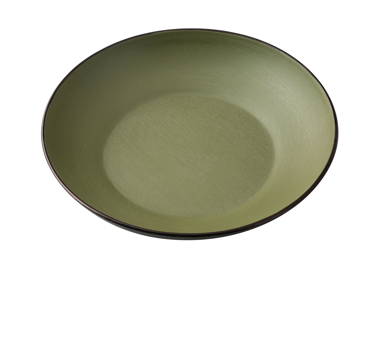 Yanco BM-708GR - 8" Round Melamine Soup/Salad Bowl, 20 Oz, Two-Tone Birmingham Green - Case of 36