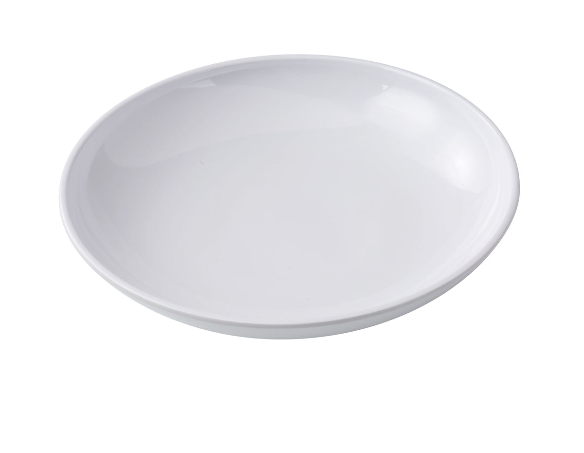 Yanco CO-410 - 9-7/8" Melamine Bowl, 32 oz, White Coupe Pattern, Dishwasher Safe - Case of 24