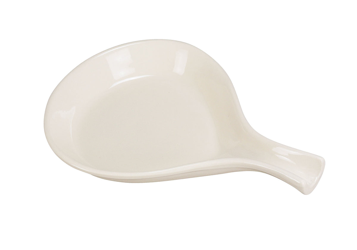 Yanco FP-12 Fry Pan Server, 12-Oz, 10-1/2" L x 7-1/4" W, Ceramic, American White - Case of 12