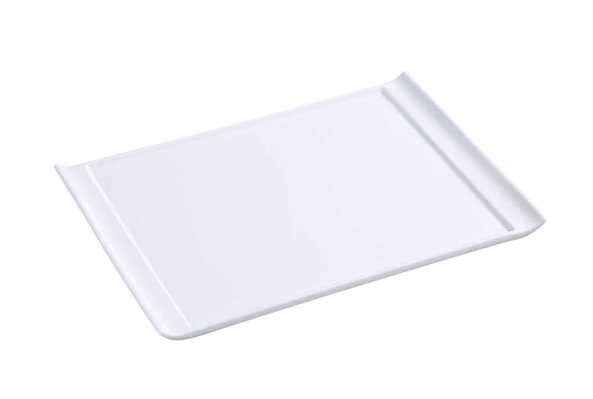 Yanco FU-1315 - Display Plate, 15-3/4" L x 11" W Porcelain, Bone White, Oven/Microwave Safe - Case of 6