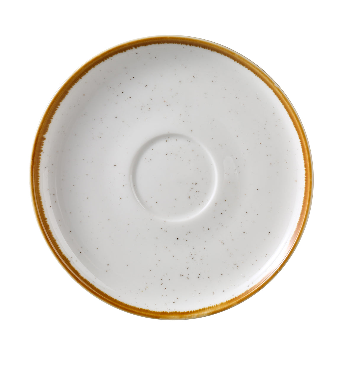 Yanco GL-002 - White Round China Saucer 6.5" Dia x 0.5" H, Dishwasher/Microwave Safe - Case of 36