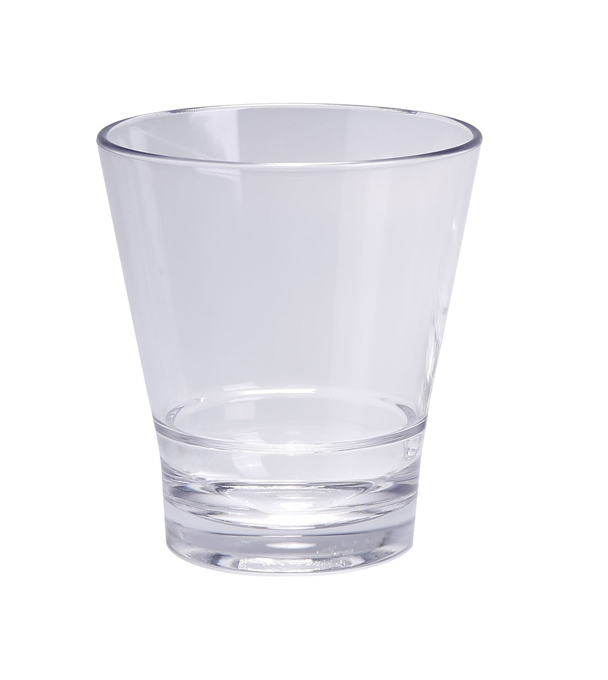 Yanco HA-212 12 oz Clear SAN Rocks Glass, 3-1/2" Dia x 4" H, Safe - Case of 24