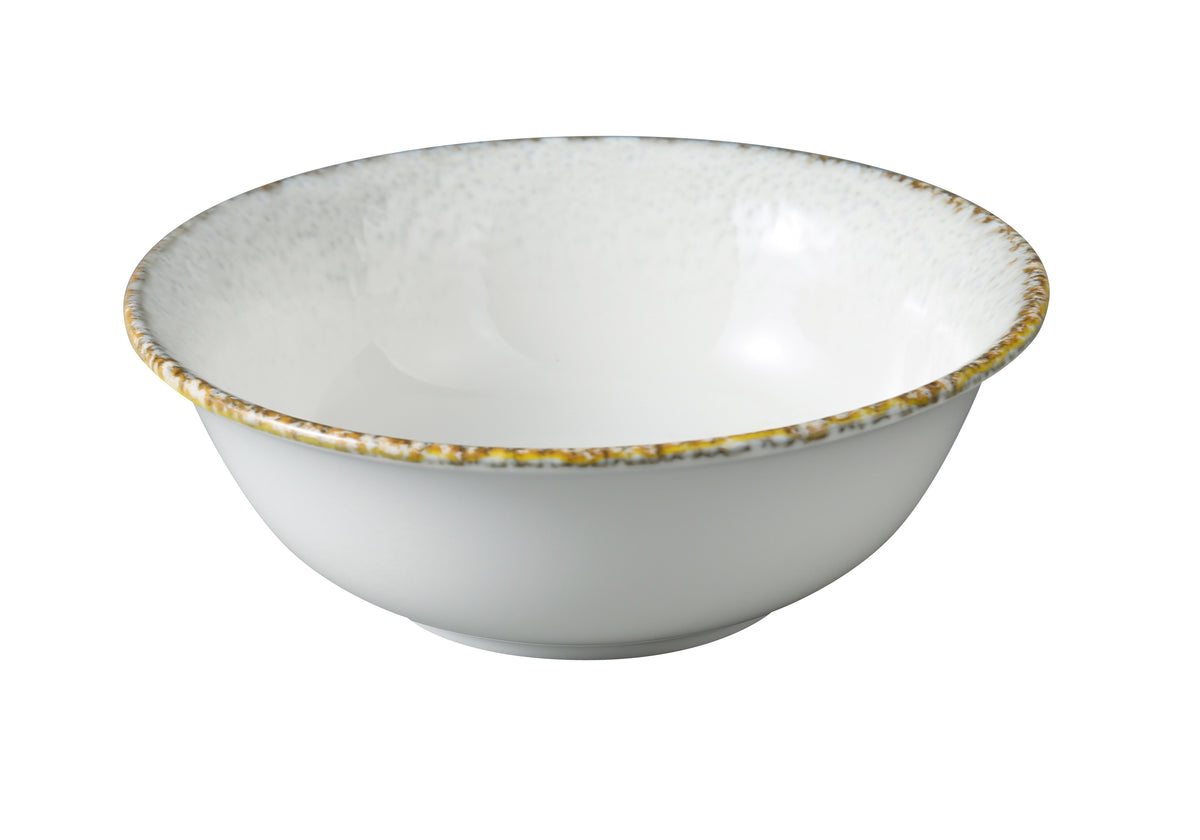 Yanco IB-306 - Iris Blue 6" x 2 1/8" 18 oz Round China Salad Bowl, Dishwasher & Microwave Safe - 1 Dozen - Case of 24
