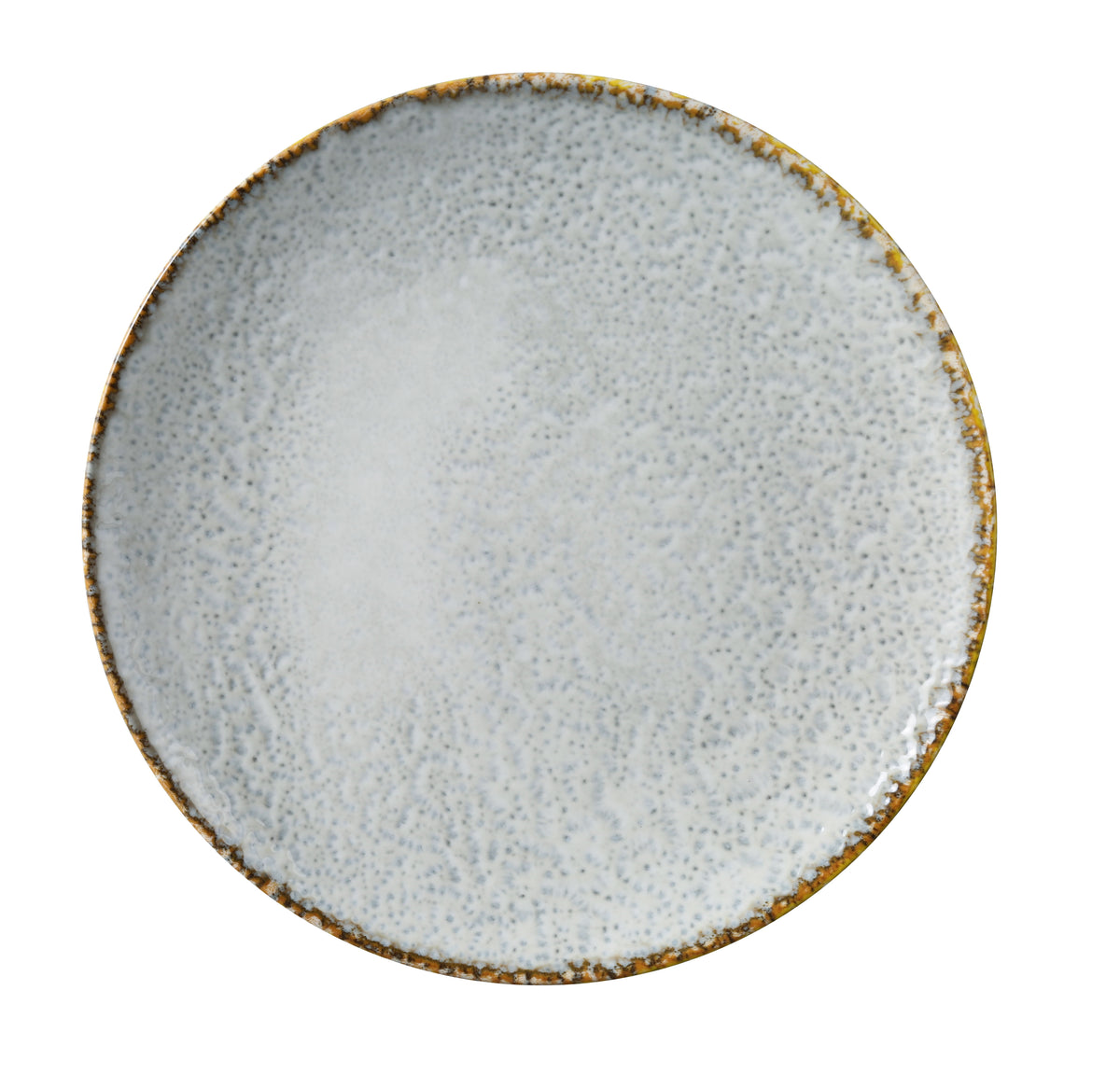 Yanco IB-711 Iris Blue Round China Plate, 11-1/4" Diameter, Dishwasher & Microwave Safe - 1 Dozen - Case of 12
