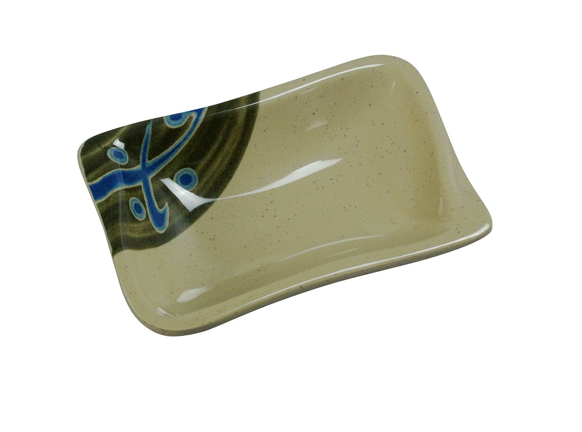 Yanco JP-0002 Sauce Dish, 3 oz (1/4 Qt) 4-1/8" L x 3" W Melamine, Dishwasher Safe - Case of 72