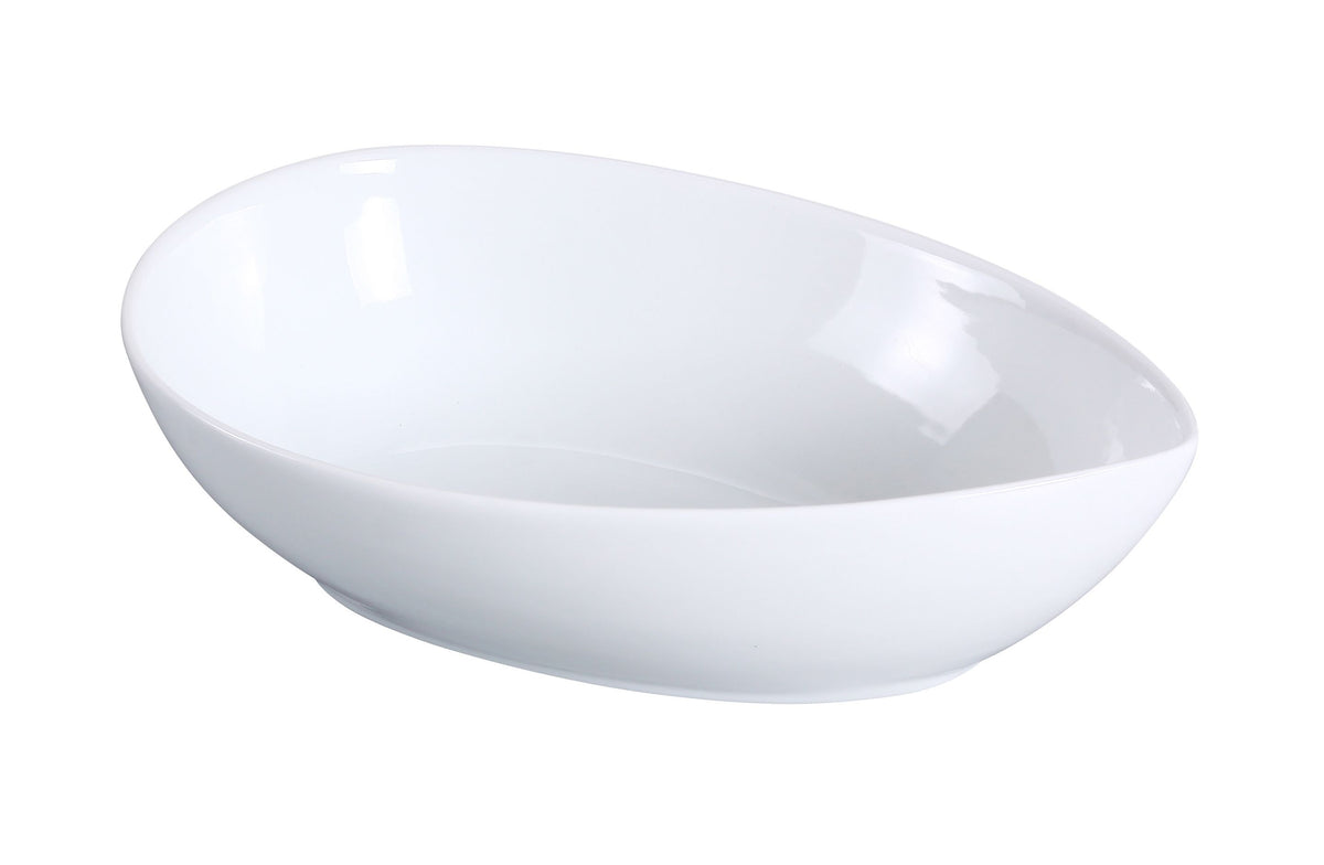 Yanco LK-605 Lion King Teardrop Bowl, 5.5" Diameter, 4 oz, Bone White China, Dishwasher - Case of 36