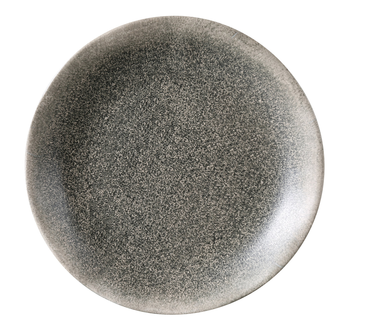 Yanco MI-108 - 9" Round Gray Melamine Plate, Dishwasher Safe, Break-Resistant, 1 Dozen - Case of 24