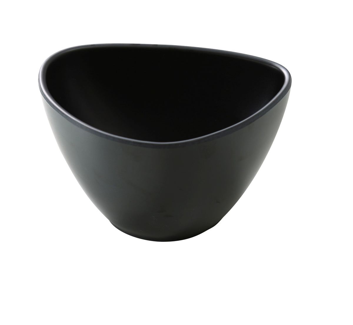 Yanco MO-306BK - 16 Oz Triangular Bowl, 5-1/2" Lx4" Wx3" H, Black Melamine, Dishwasher Safe - Case of 48