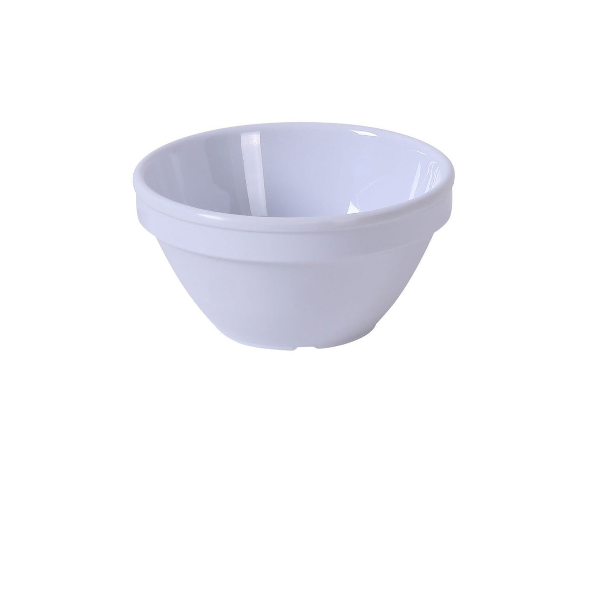 Yanco MS-313WT - 8 Oz Bouillon Cup, 4-1/4" Dia. x 2-1/4" H White Melamine, Dishwasher Safe - Case of 48