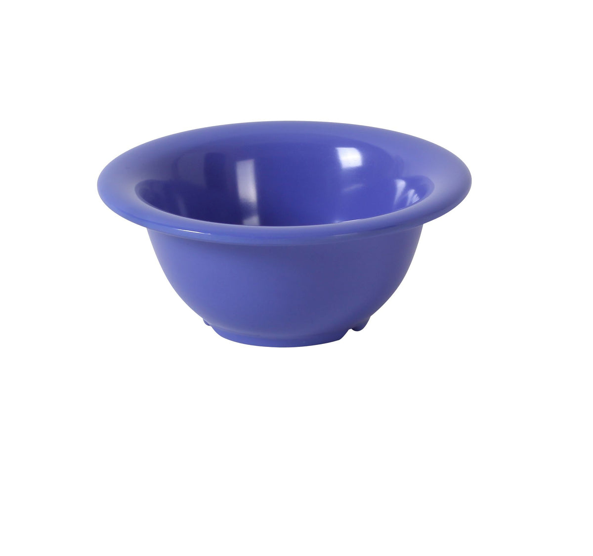 Yanco MS-5510BU - 5"/10 oz Melamine Soup Bowl, Blue, Dishwasher Safe, NSF - Case of 48