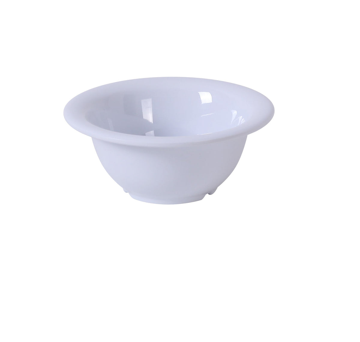 Yanco MS-5510WT 10-Ounce White Melamine Soup Bowl, 5-3/8" Dia x 2-1/4" H, Dishwasher Safe - Case of 48