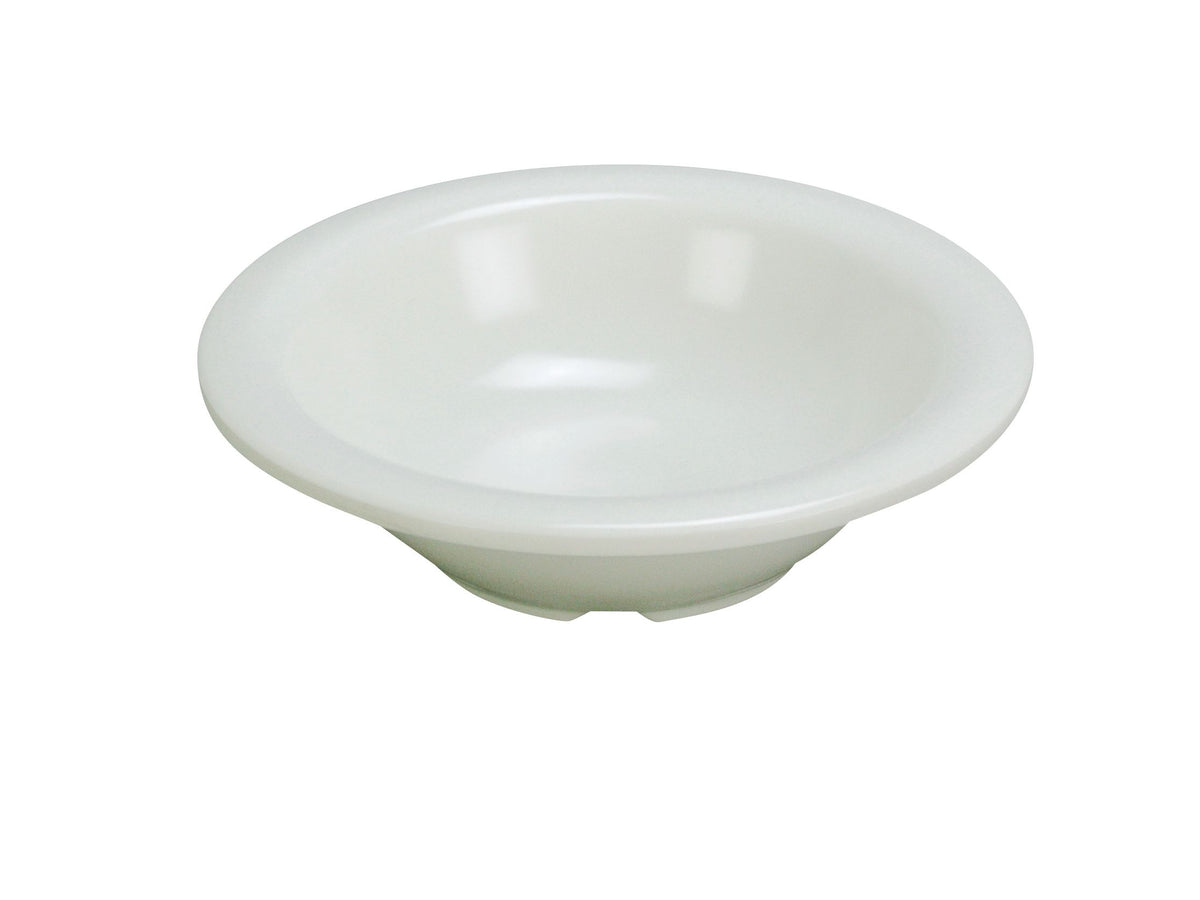 Yanco MS-5608IV - 6" Ivory Melamine Round Salad Bowl, 8 oz, Dishwasher Safe, NSF - Case of 48