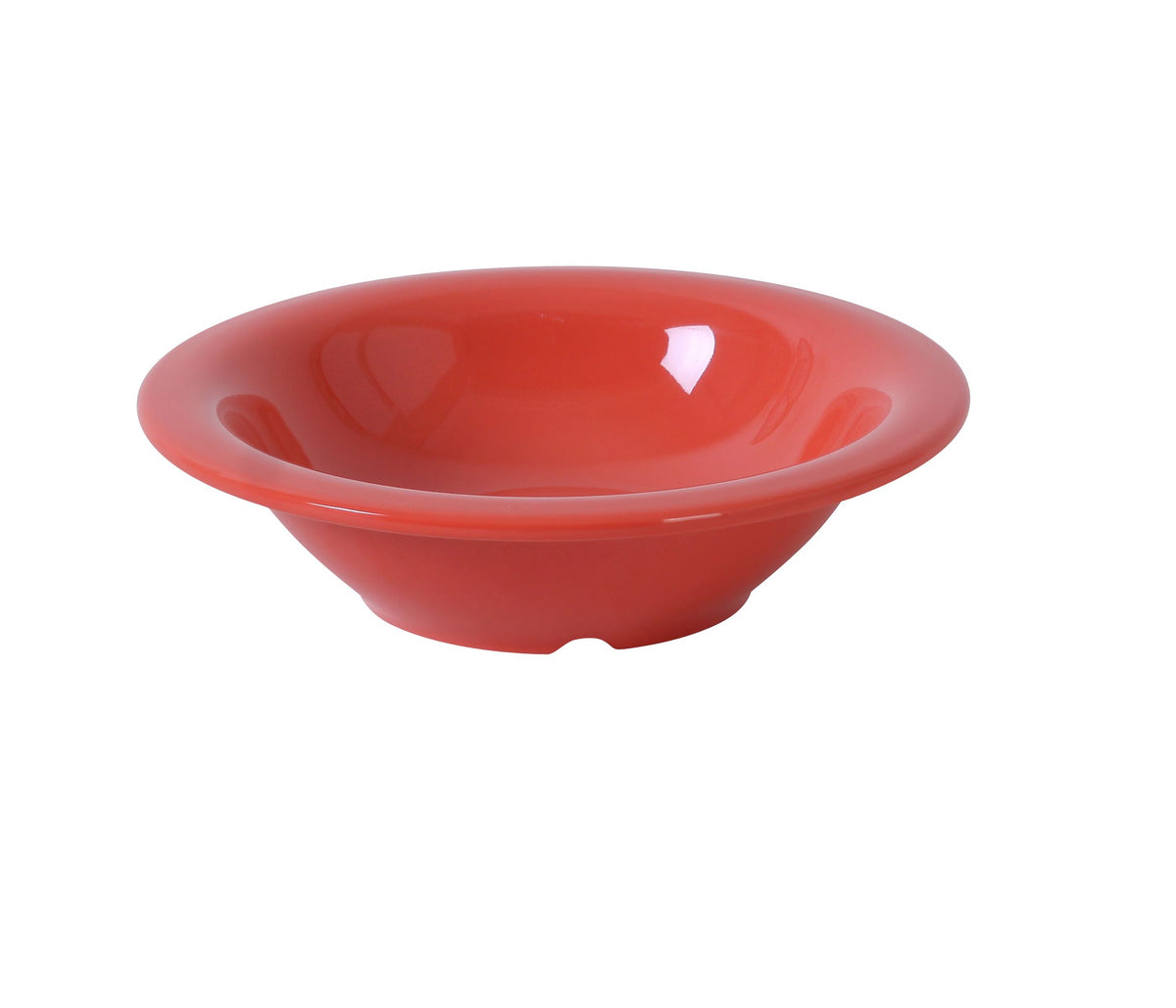 Yanco MS-5712RD - 12 Oz Soup Bowl, 7" Diameter, Melamine, Orange-Red, Dishwasher Safe - Case of 48