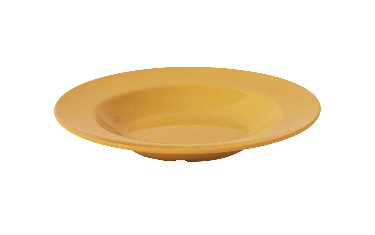 Yanco MS-5811YL Pasta Bowl, 11" Diameter, 16-19 oz, Yellow Melamine, Heavy-Duty, NSF - Case of 24
