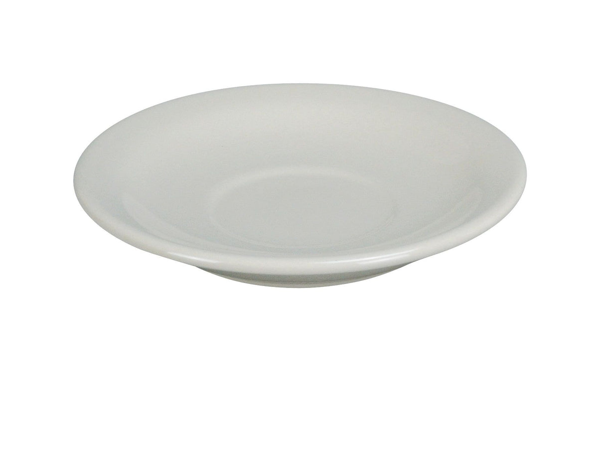 Yanco NR-2 Normandy Saucer, 5-1/2" Round Ceramic, White, Dishwasher/Oven/Microwave Safe - Case of 36