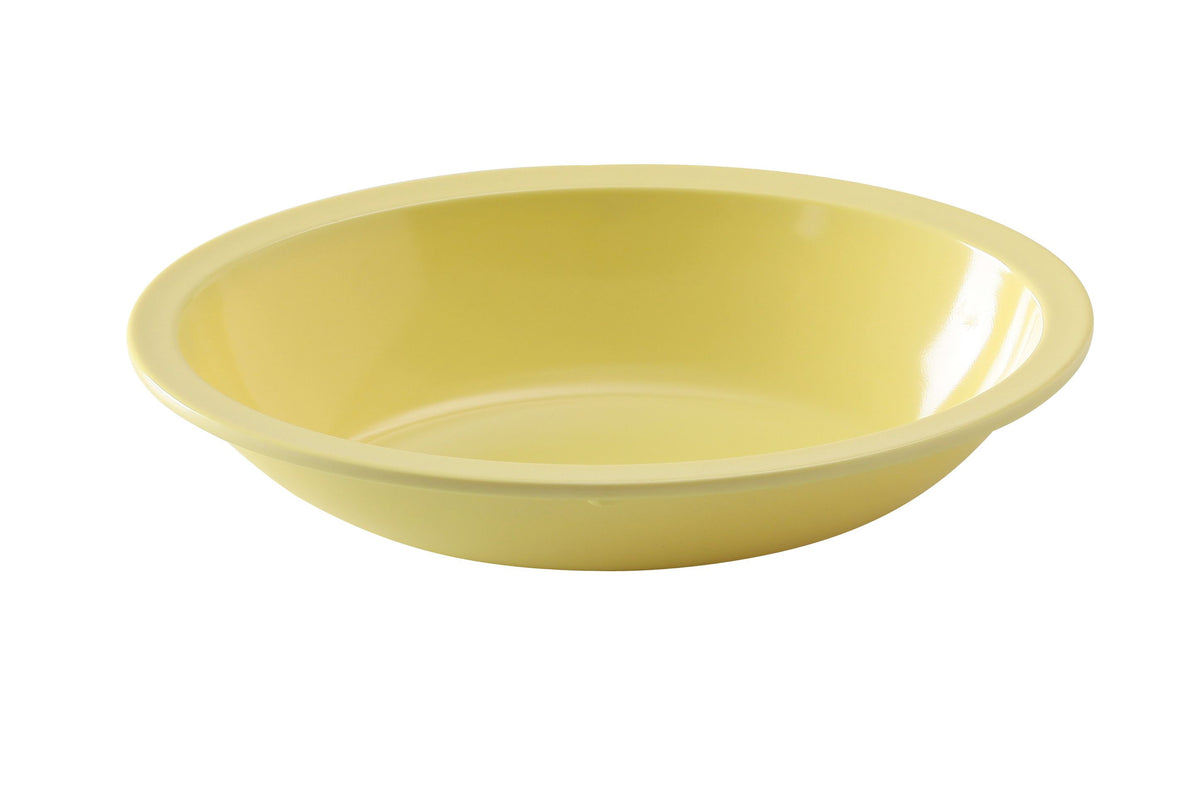 Yanco NS-036Y - 36 oz Oval Melamine Bowl, 10" x 7-3/8" x 2-1/4", Yellow, Dishwasher Safe - Case of 24