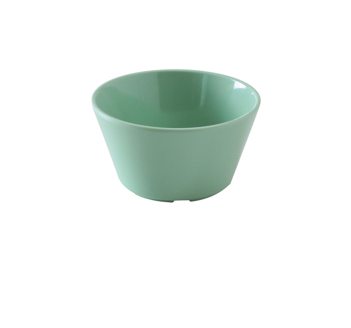 Yanco NS-302G - 8 Oz Green Melamine Bouillon Cup, 3-7/8" Dia X 2" H, Dishwasher Safe, NSF - Case of 48