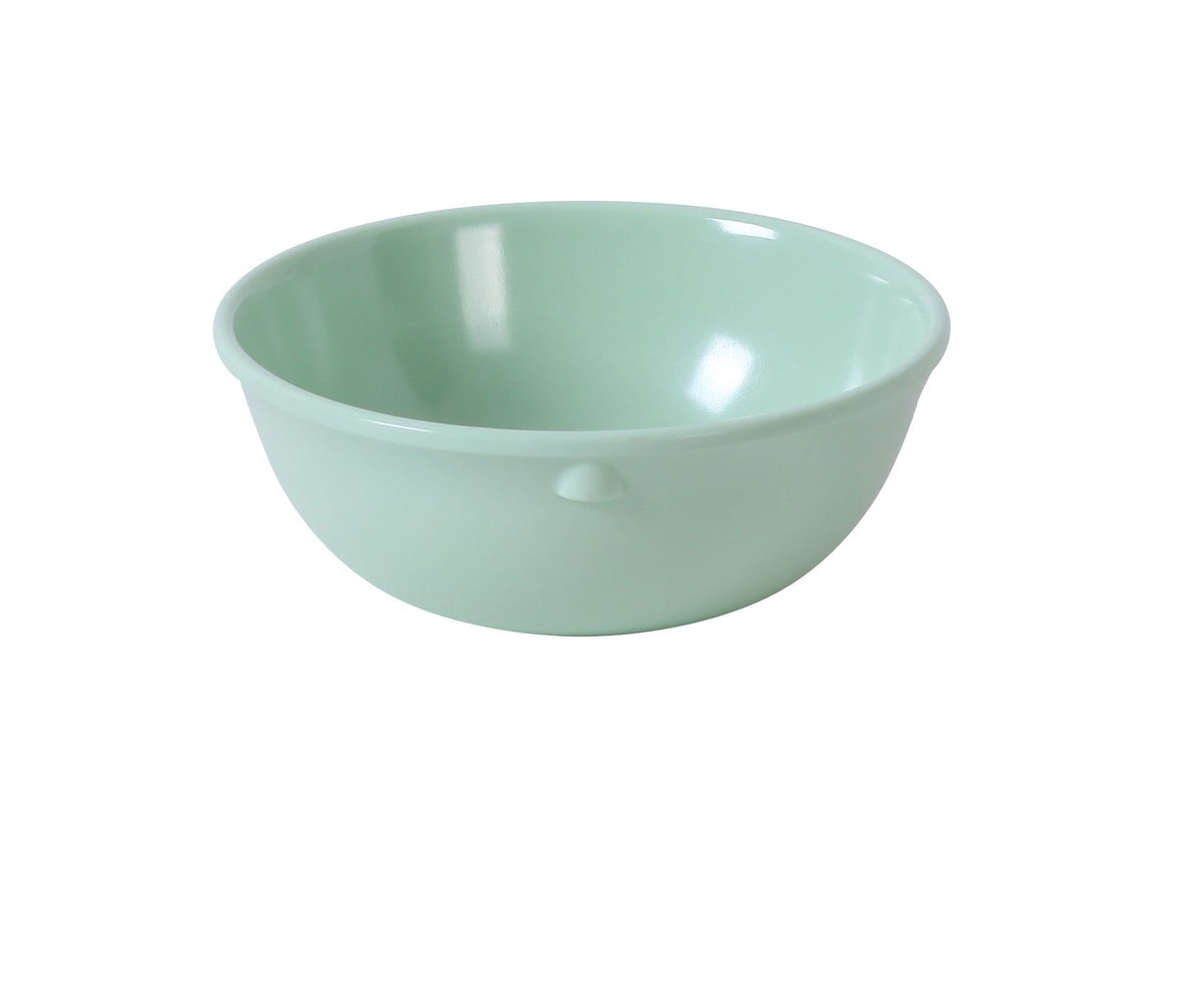Yanco NS-314G Melamine Bowl, 4-7/8" Dia x 1-3/4" H, 11 oz Green, Dishwasher Safe NSF - Case of 48