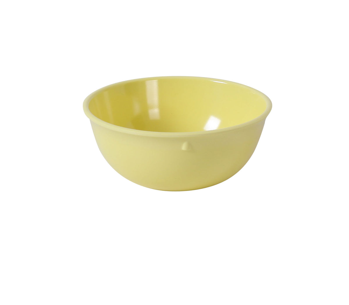 Yanco NS-315Y - 15 Oz Yellow Melamine Bowl, 5-1/4" Dia x 2" H, Dishwasher Safe - Case of 48