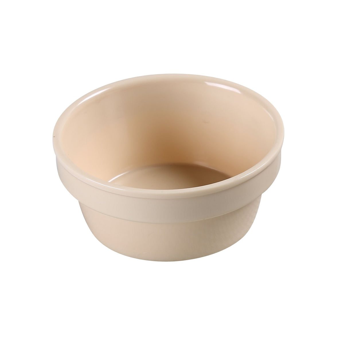Yanco NS-503T Ramekin & Sauce Cup 4 Oz 3-7/8" Dia x 1-1/2" H Tan Melamine Dishwasher Safe - Case of 72
