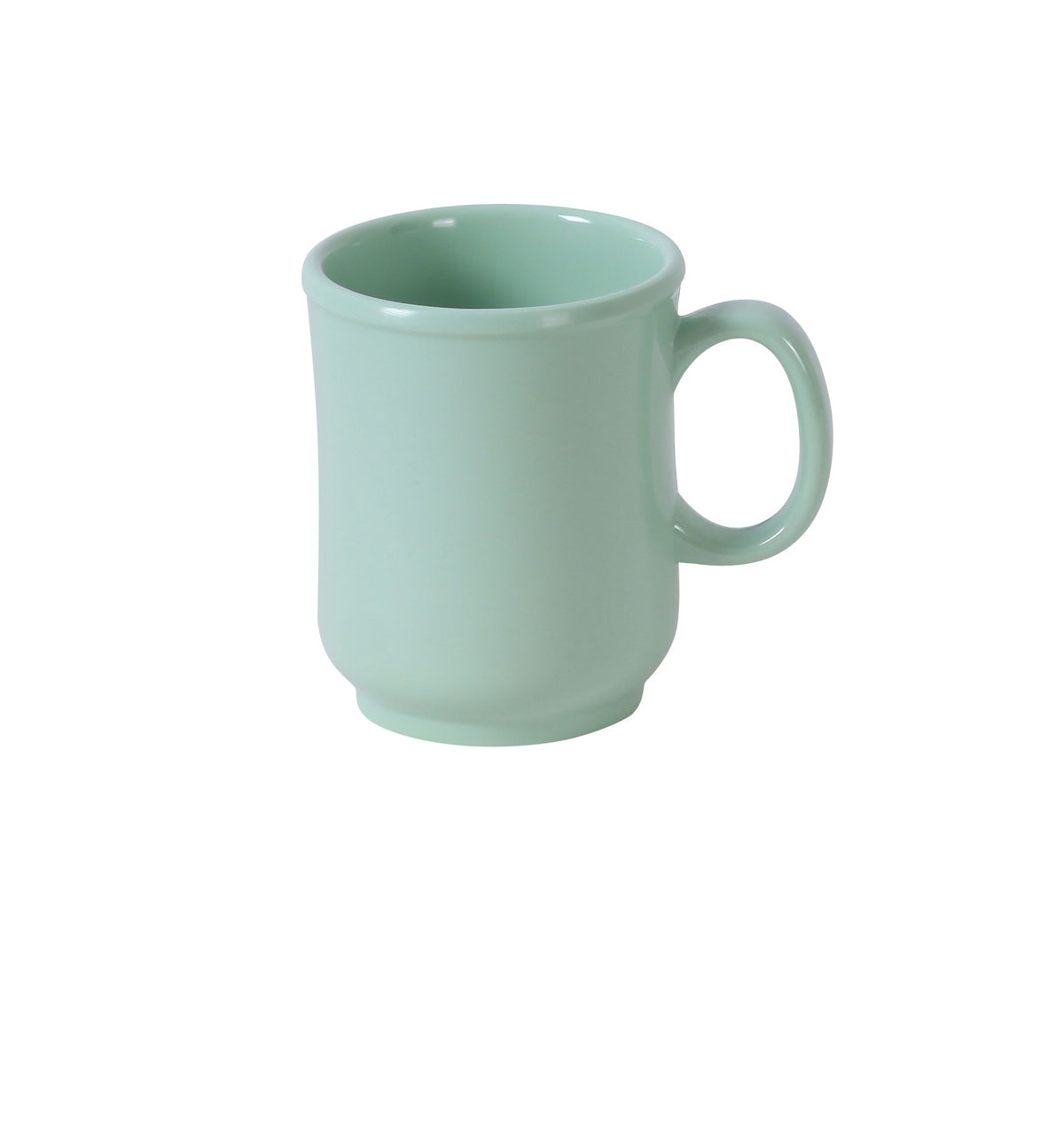 Yanco NS-901G - 8 Oz Green Melamine Mug, 3" Dia x 3-5/8" H, Dishwasher Safe, NSF - Case of 48