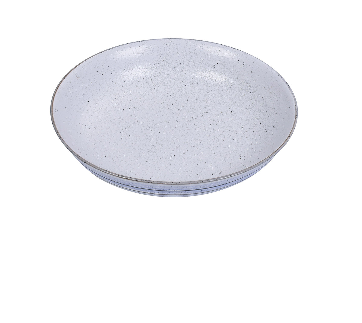 Yanco OC-409 Ocean Salad & Pasta Plate, 9" 18 Oz White Porcelain Bowl, Blue Glaze - Case of 24
