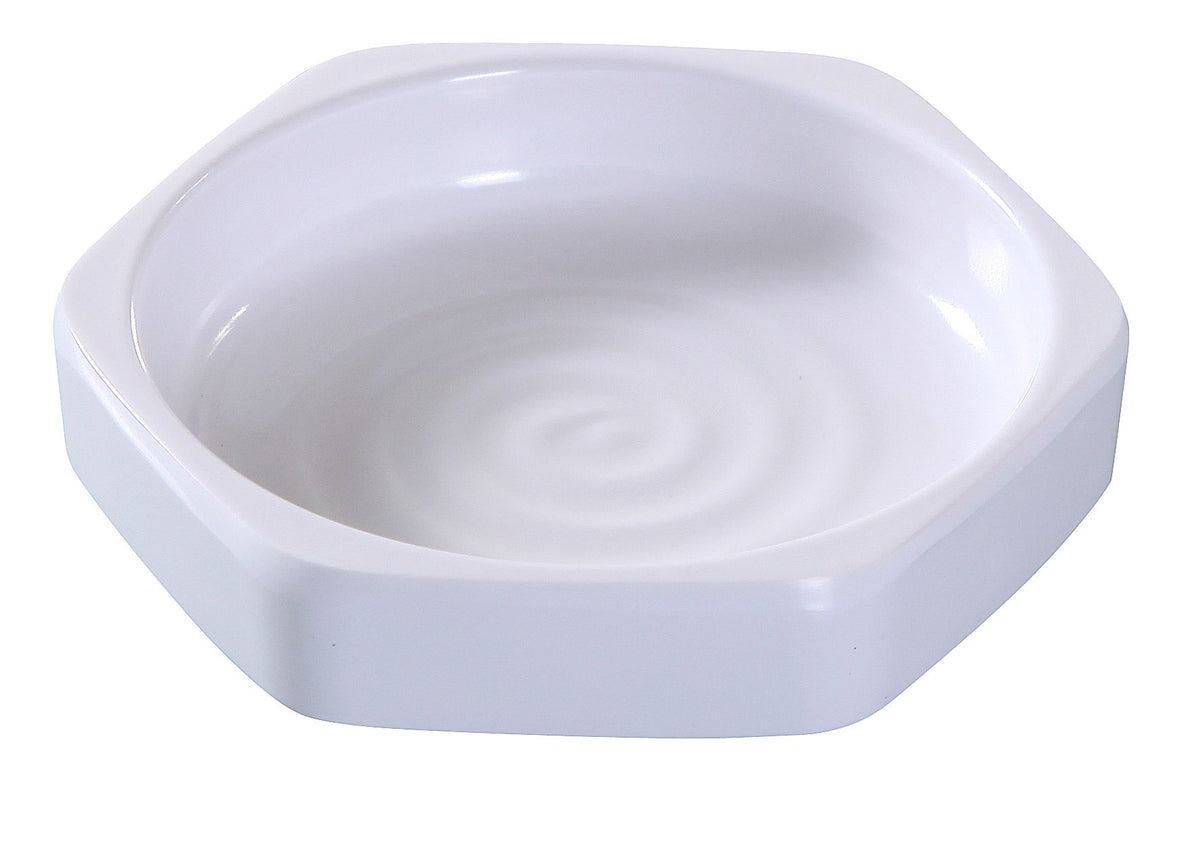 Yanco OK-3001 Sauce Dish, 4-1/8" Dia, 2 oz, White Melamine, Dishwasher Safe - Case of 48