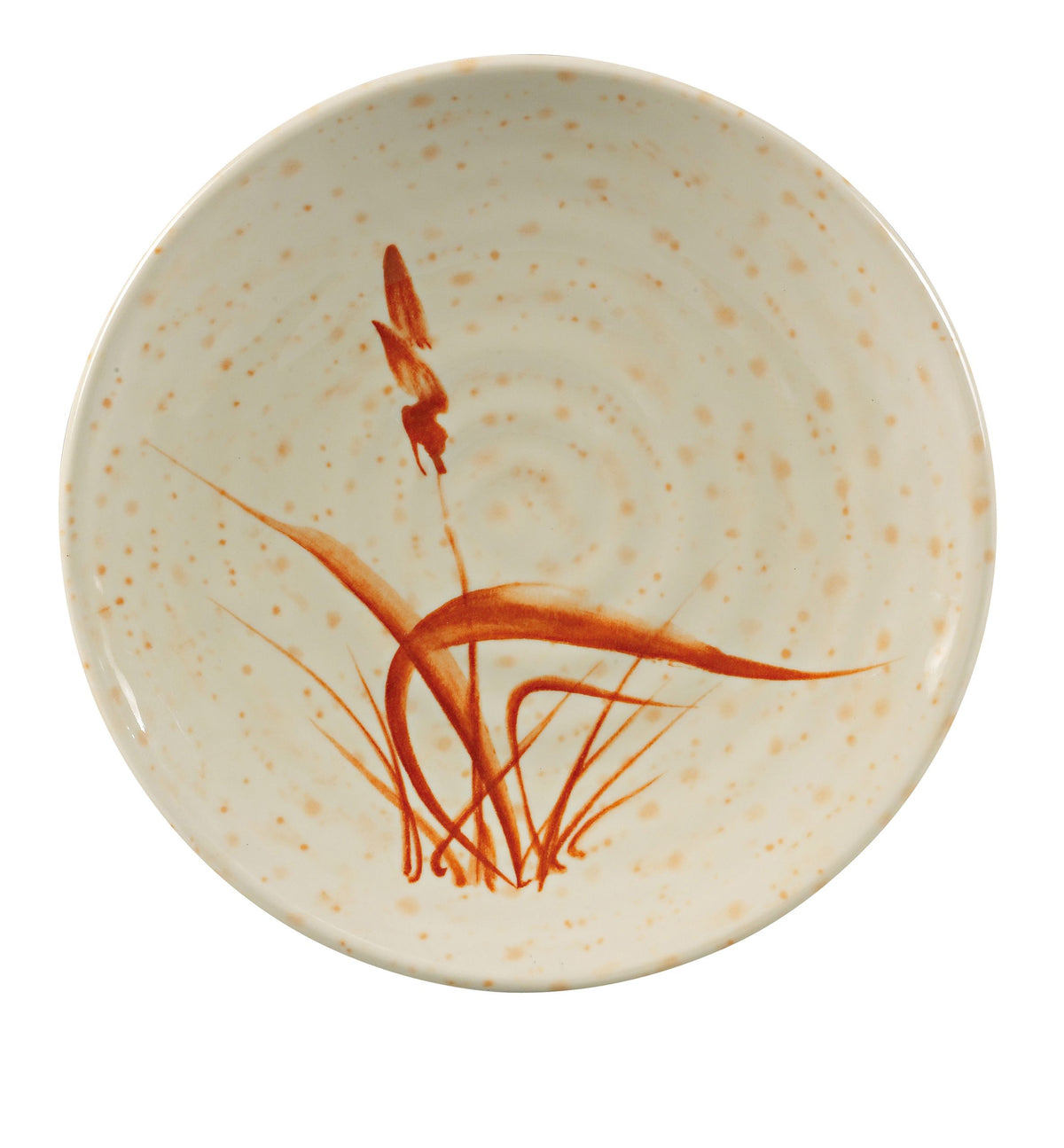Yanco OR-1708 Orchis Round Plate, 8-1/4" Diameter, Melamine, Dishwasher Safe, 8-9" Size Range - Case of 24