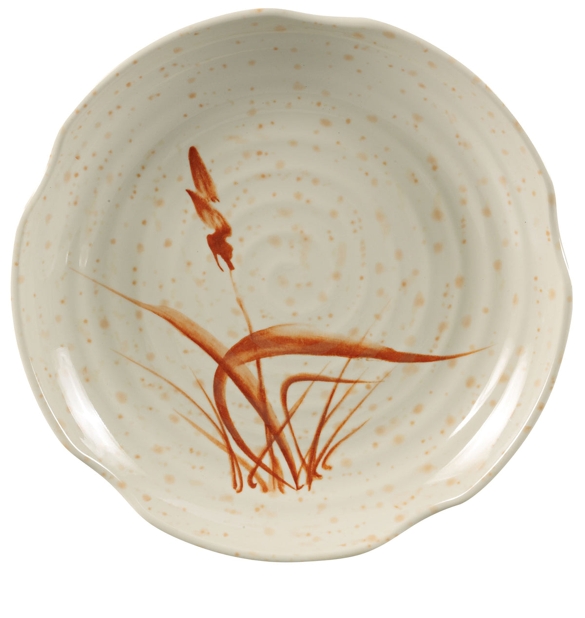 Yanco OR-1806 - Orchis Melamine Plate, 6" Round Lotus Shape, Dishwasher Safe - Case of 72
