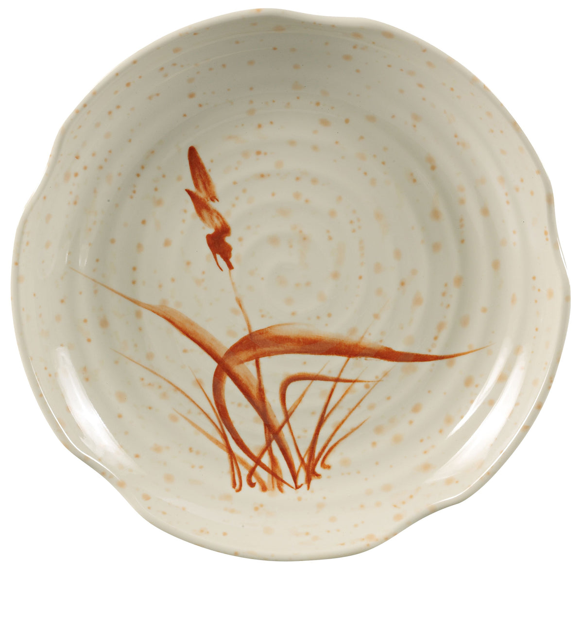 Yanco OR-1810 Orchid Lotus Plate, 10-1/2" Round Melamine Dinnerware, Dishwasher Safe - Case of 24