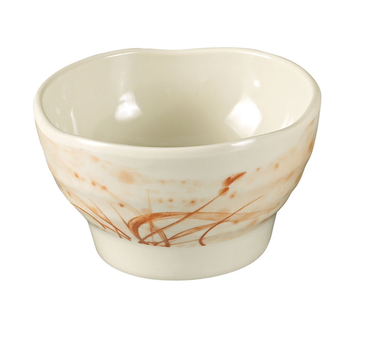 Yanco OR-3703 - Orchis Melamine Sauce Saucer, 3 oz (3" Dia x 1-1/2" H), Round Dishwasher Safe - Case of 72