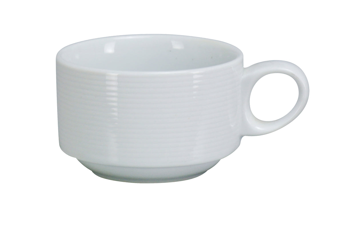 Yanco PA-001 Paris Cup, 7 Oz (1-3/4" Dia x 3.5" H) Porcelain, Dishwasher Safe - Case of 36