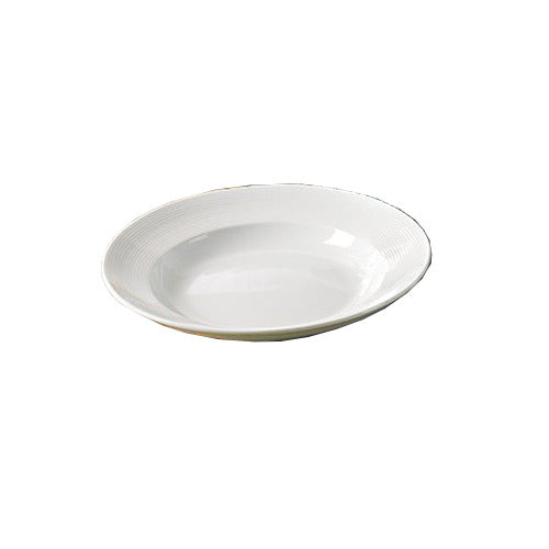 Yanco PA-309 Paris Soup Bowl, 10 Oz., 9" Round White Porcelain Dishwasher & Microwave Safe - Case of 24