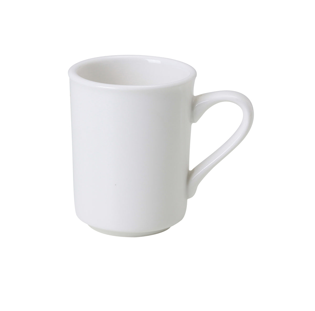 Yanco PS-8-S China Mug - 8 oz White Porcelain, 3-7/8" Dia x 3-3/8" Hgt, Dishwasher Safe - Case of 36