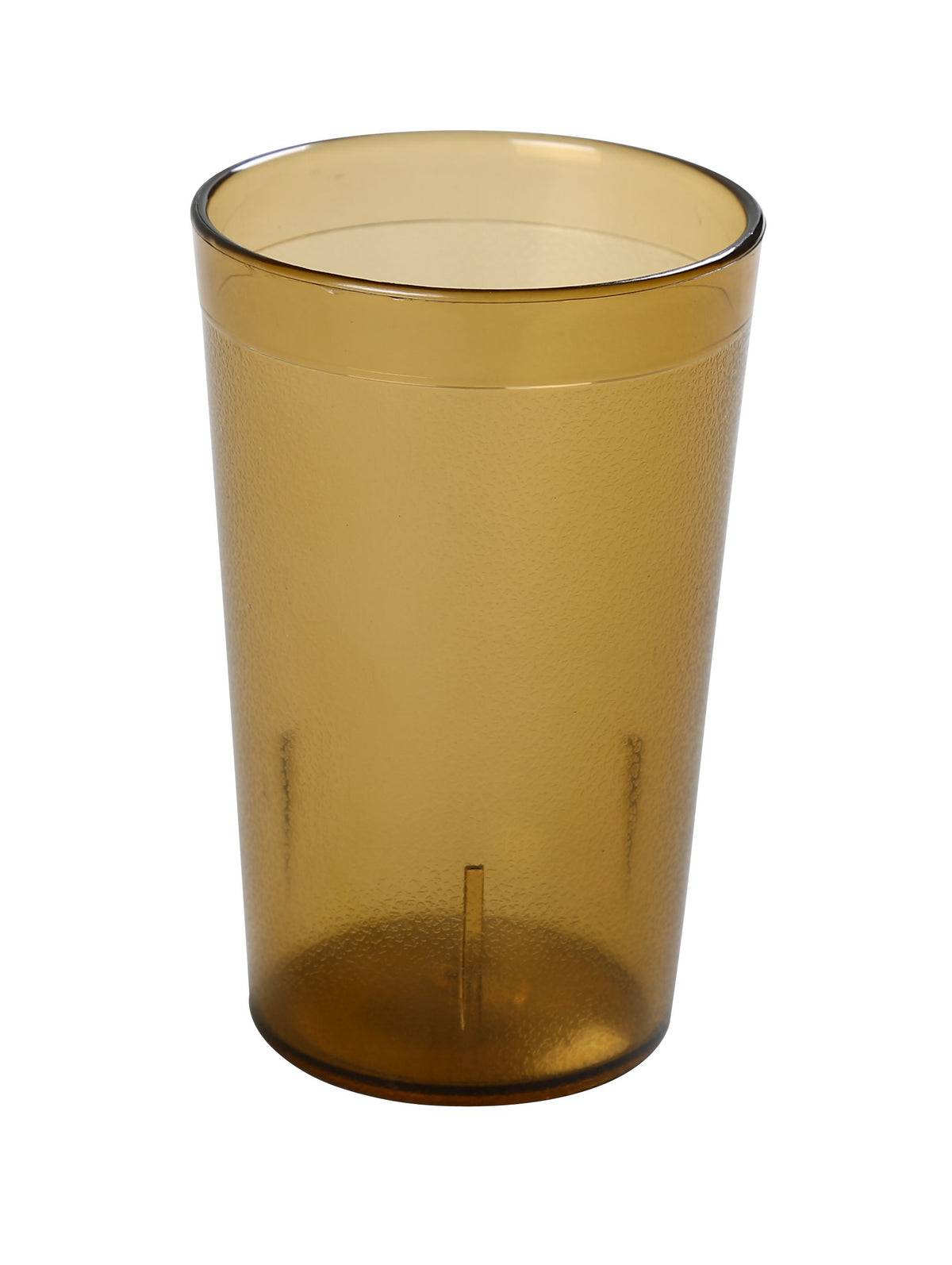 Yanco PT-012A - 12 oz Amber Plastic Tumbler, Lightweight Beverageware, Sold Per Dozen - Case of 72