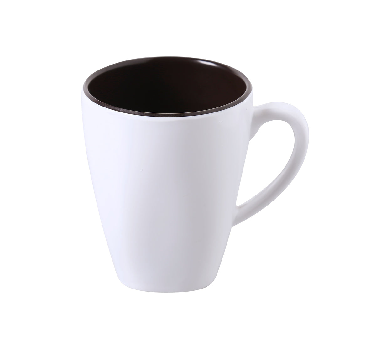 Yanco PT-9110 - 10 oz Pine Tree Mug, 3-1/4" Dia x 4" H, Brown/Beige Outside Melamine - Case of 24