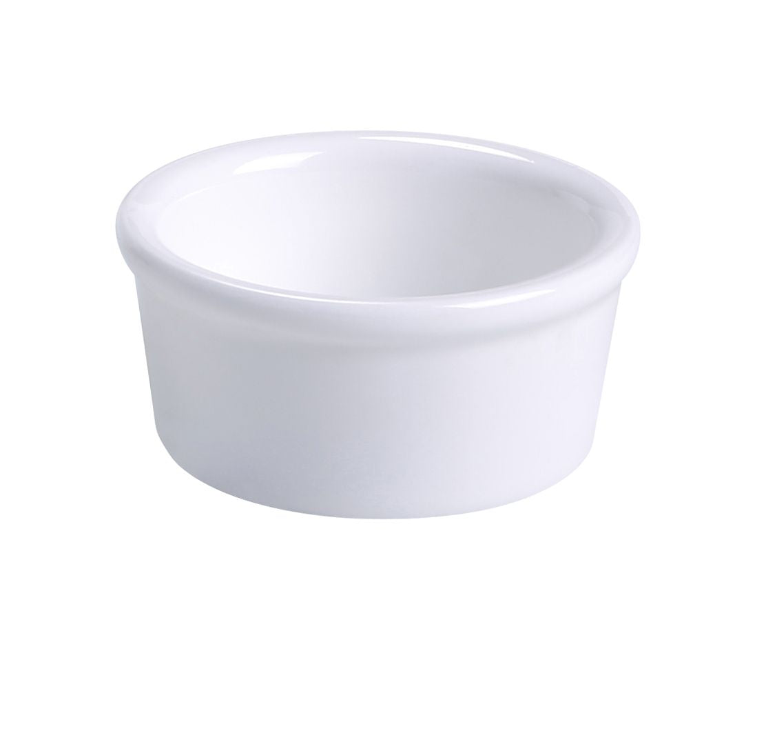 Yanco RK-210 Ramekin, 10 oz White Porcelain, 4-1/2" x 2" H, Dishwasher/Oven/Microwave Safe - Case of 24