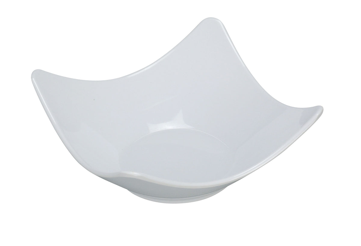 Yanco RM-503 - 3" White Square Melamine Bowl, 3.5 Oz, Dishwasher Safe, 3" Size - Case of 72