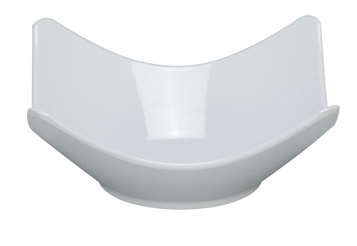 Yanco RM-506 - 12 oz Rome Salad Bowl, 6-1/4" x 6-1/4" White Melamine, Dishwasher Safe - Case of 48