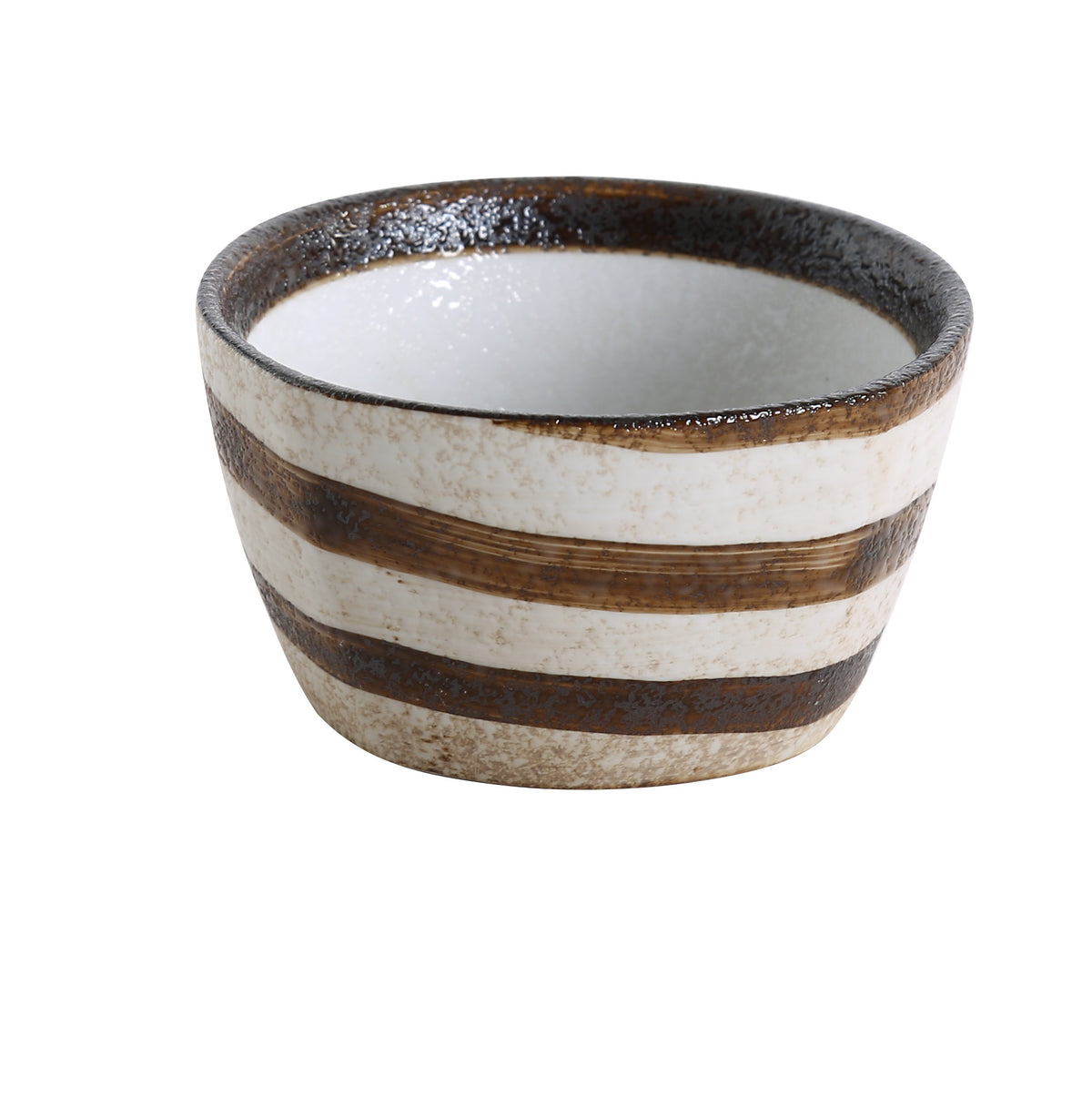 Yanco RO-505 Onion Soup Crock, 12 oz (4-1/2" Dia x 2-1/2" H) Porcelain Glazed Safe, Handles - Case of 36