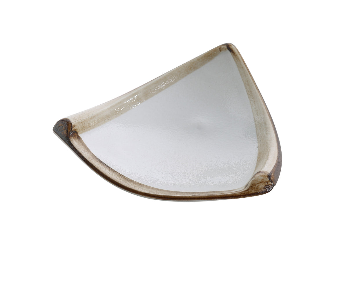 Yanco RO-910 Triangular 10" Porcelain Bowl, 10 oz, Glazed, Dishwasher Oven Microwave Safe - Case of 24