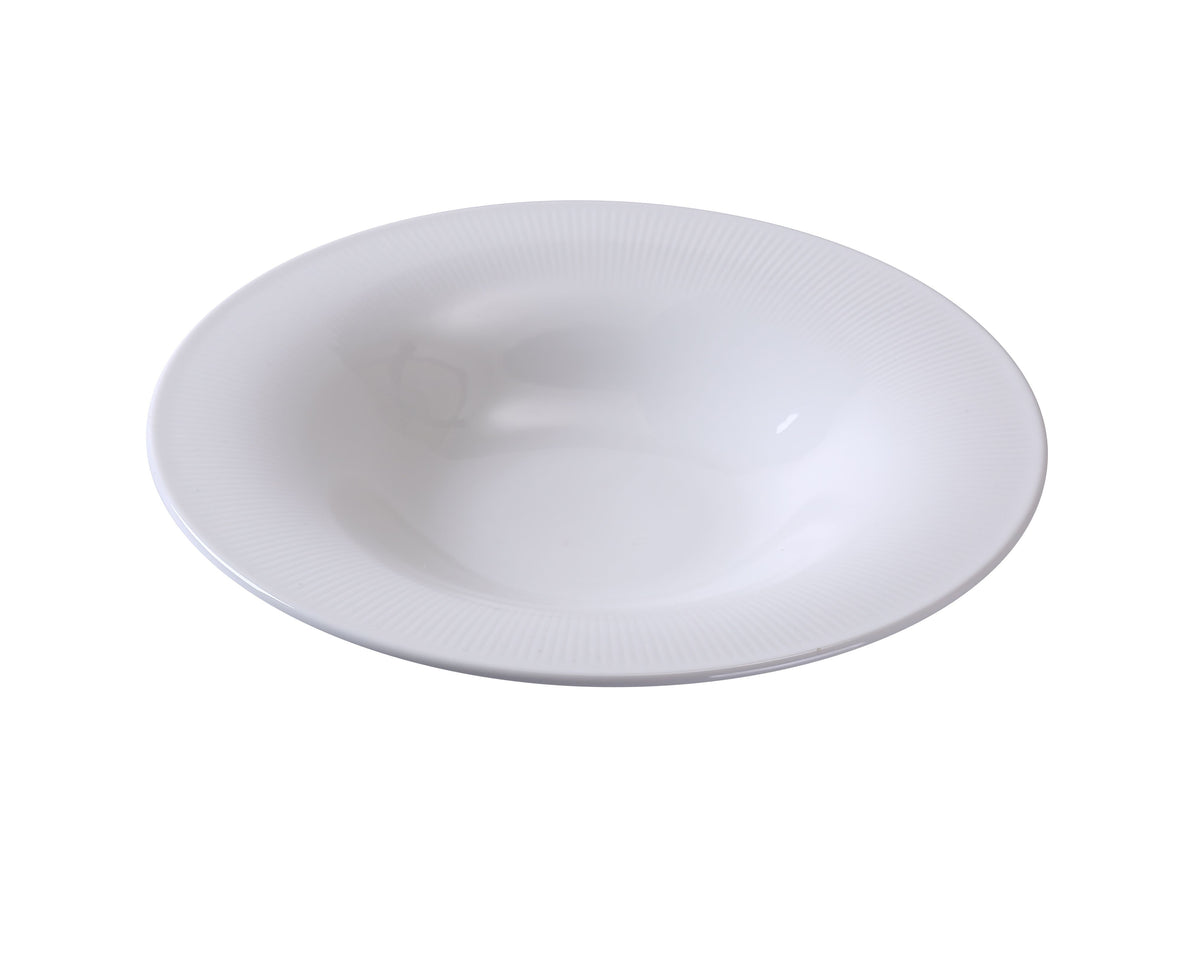 Yanco SI-309 Soup & Salad Plate 9" Diameter, 8 oz White Round Porcelain - Case of 24