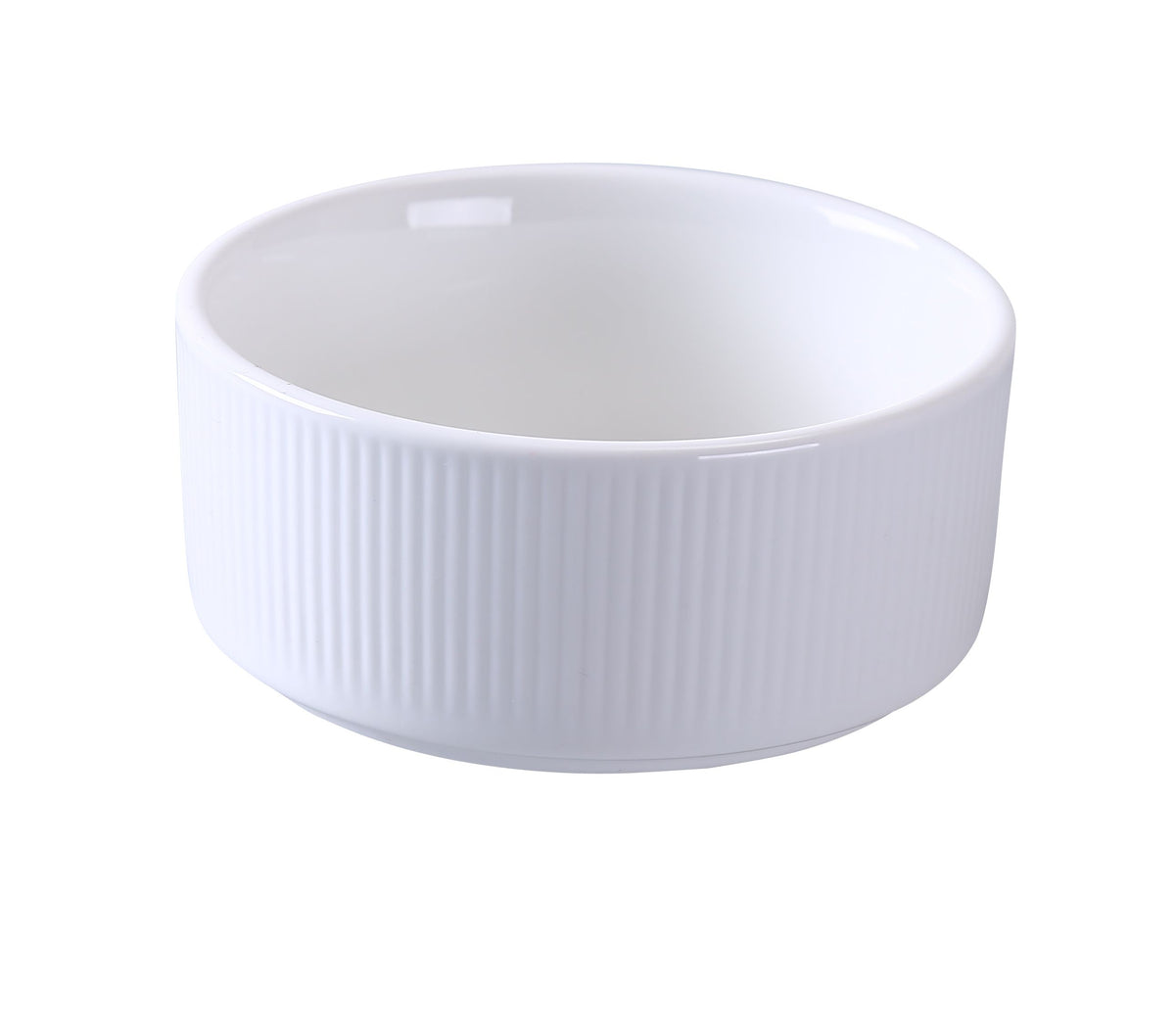 Yanco SI-504 Siena Soup Cup, 8 Oz, 4" Dia x 2" H, Porcelain, Dishwasher & Microwave Safe - Case of 36