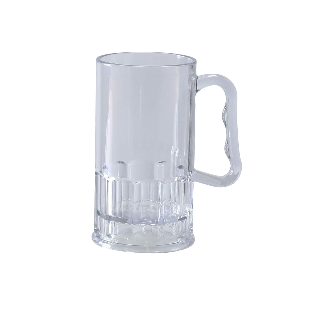 Yanco SM-10-B - 10 Oz Clear SAN Plastic Beer Mug, 2-3/4" Dia x 5" H, Barware - Case of 24